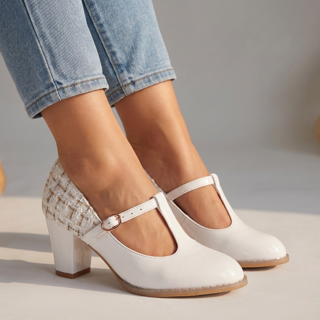 Marlene | Womens Mary Jane Block Heels