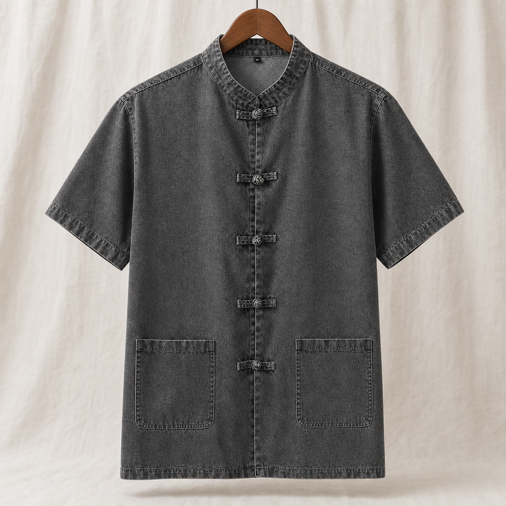 Geoffrey | Mens Cotton Long Sleeve Shirt