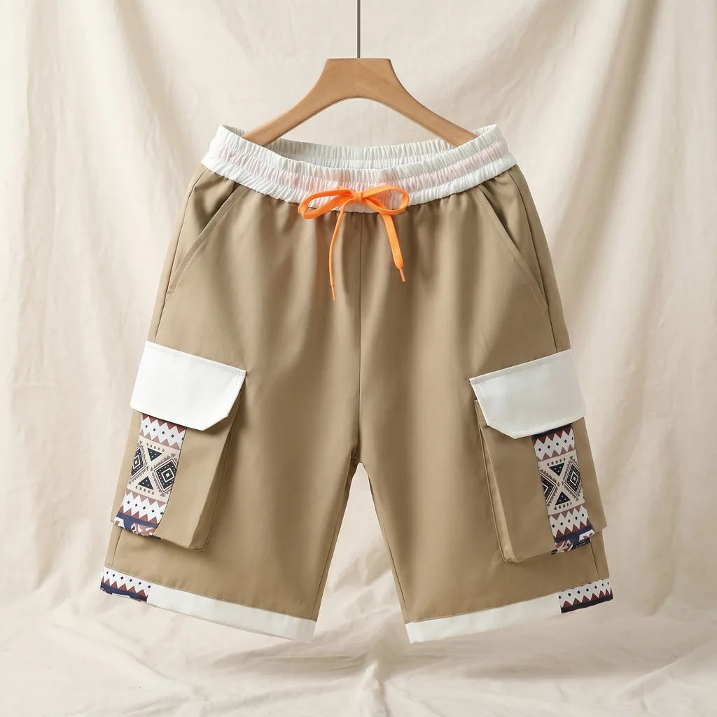 Hobart Straight Cargo Shorts - Color:Khaki;Size:S