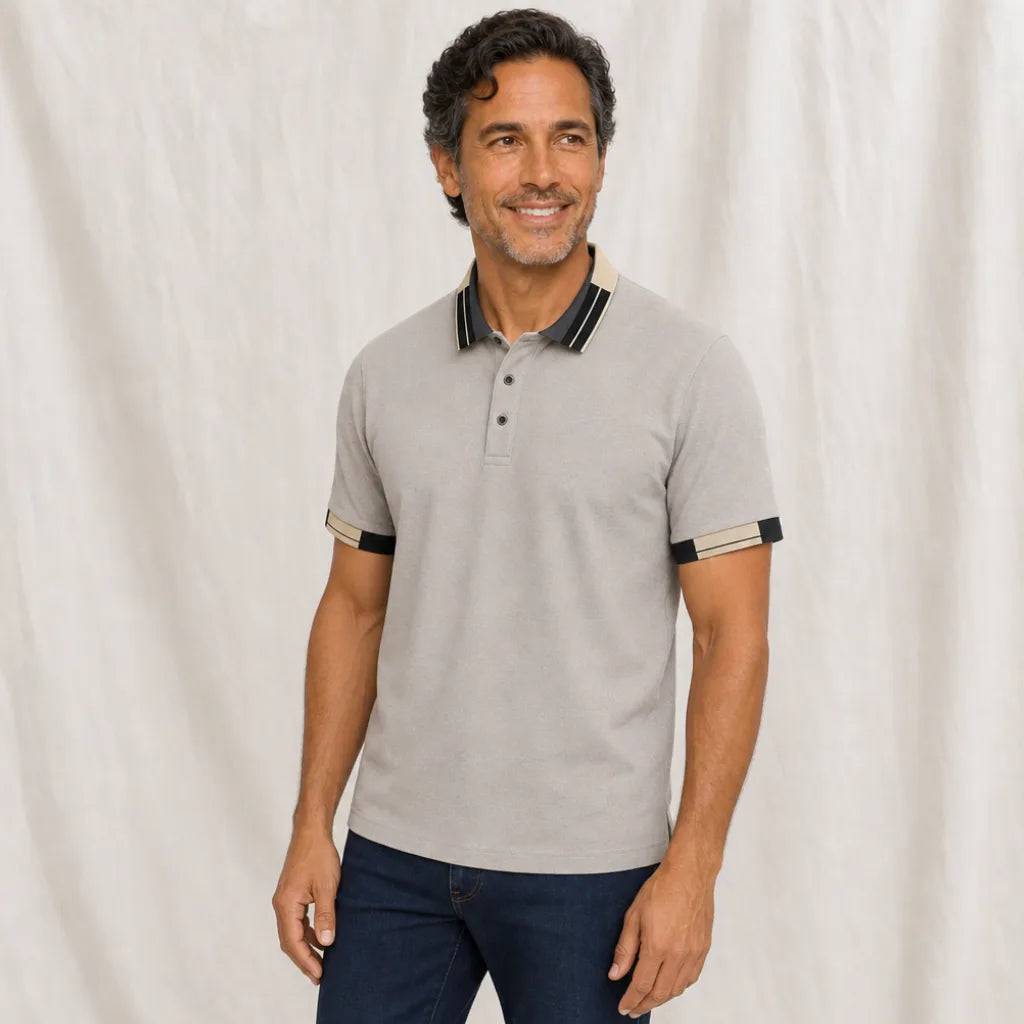 Men's Jake Contrast Polo Shirt