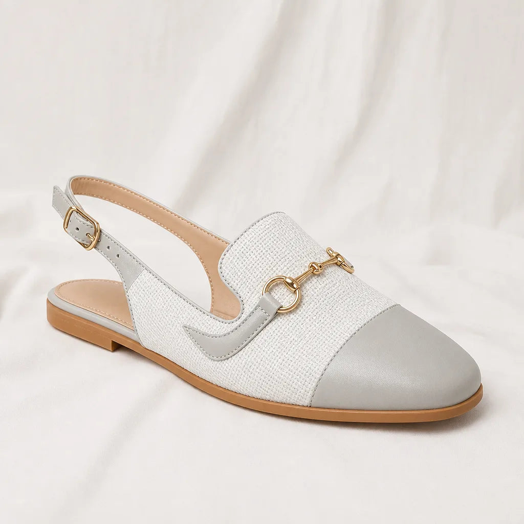 Light Gray Lyla Pointed Mary Janes 1