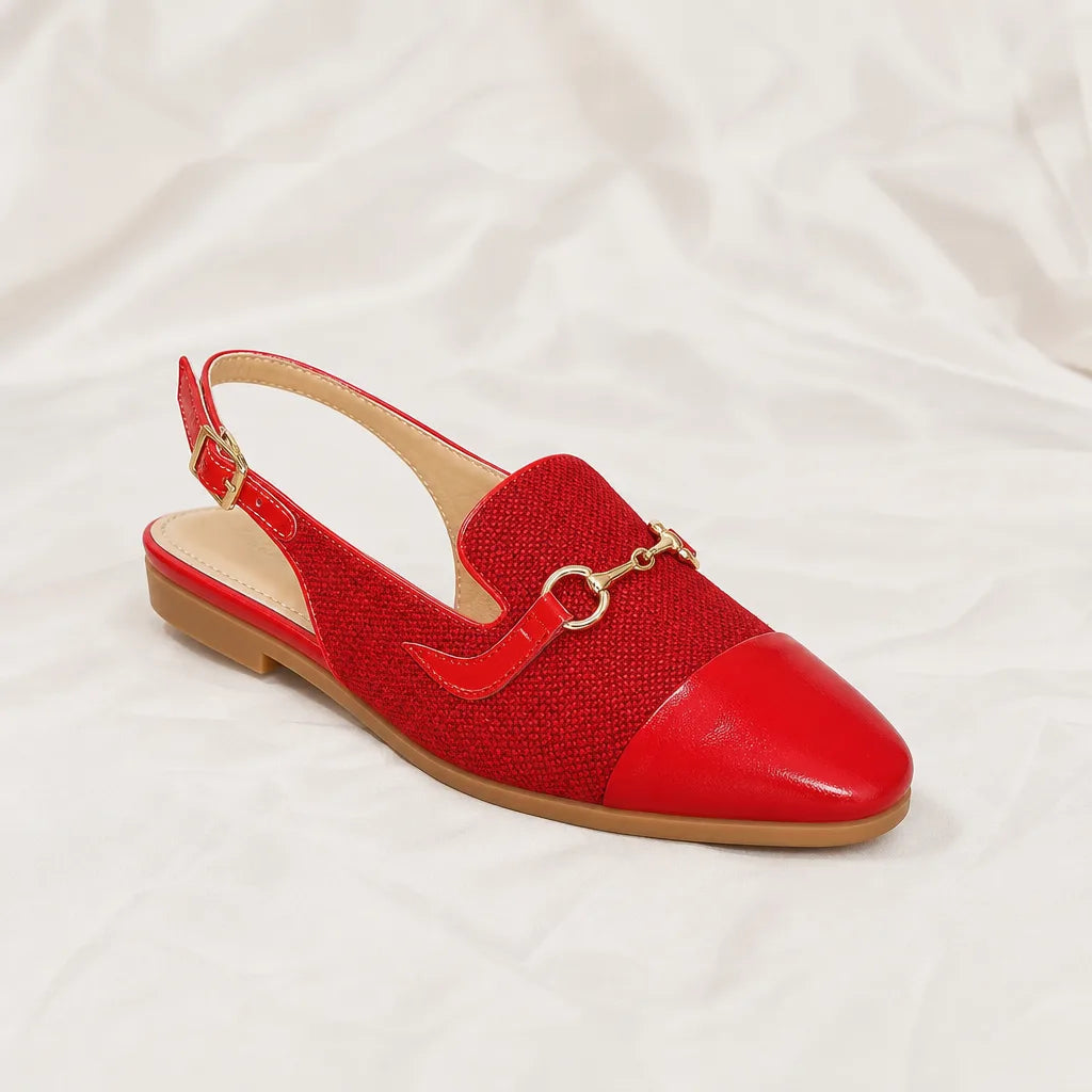Red Lyla Pointed Mary Janes 1