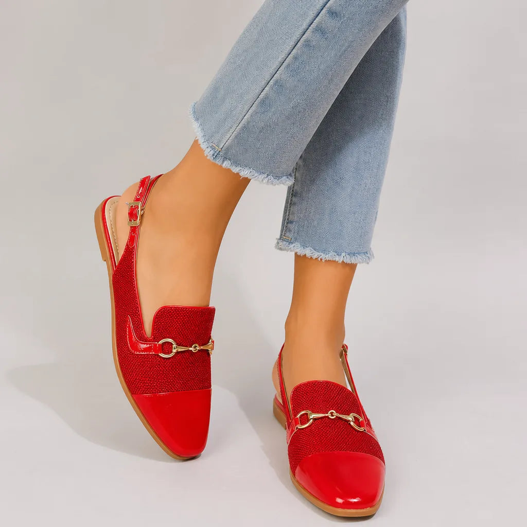 Red Lyla Pointed Mary Janes 2
