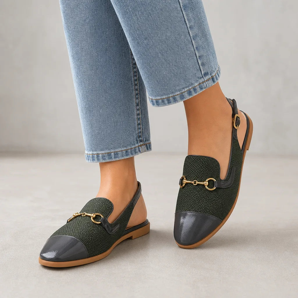 Space Grey Lyla Pointed Mary Janes 3