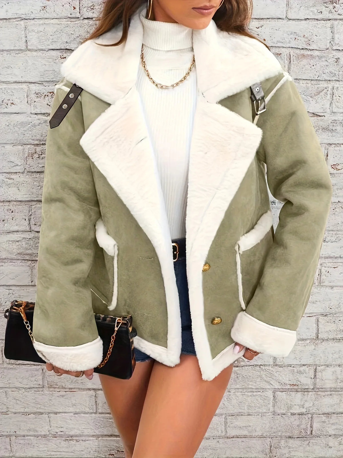 Women's Judy | Women's Shearling Suede Winter Jacket