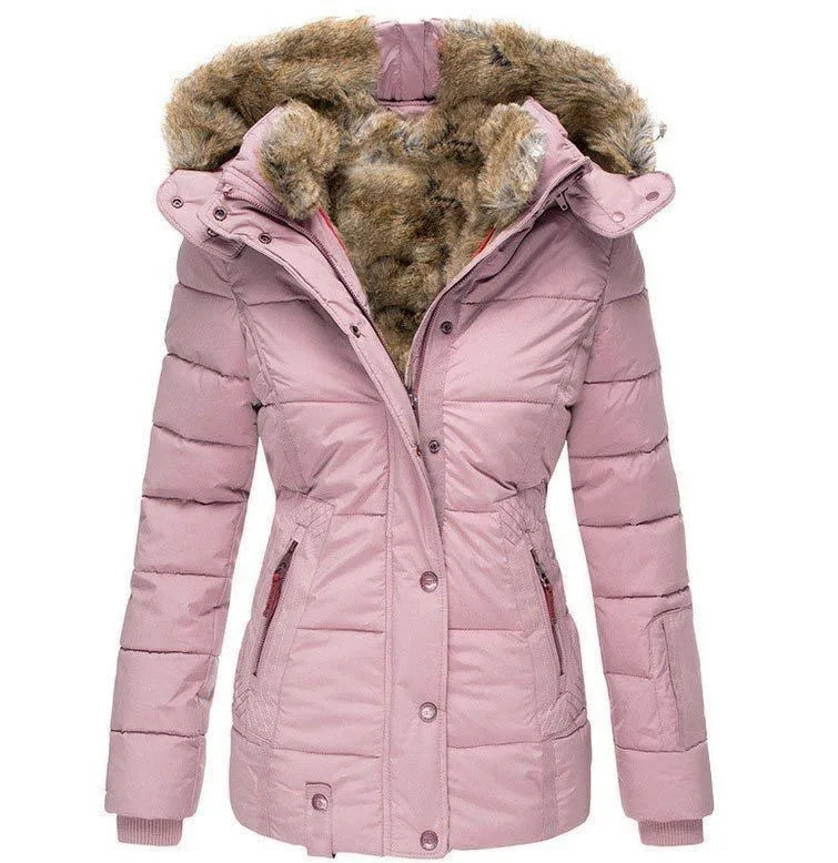 Kaitlyn | Women's Comfortable Coat - Color:Pink;Size:XS