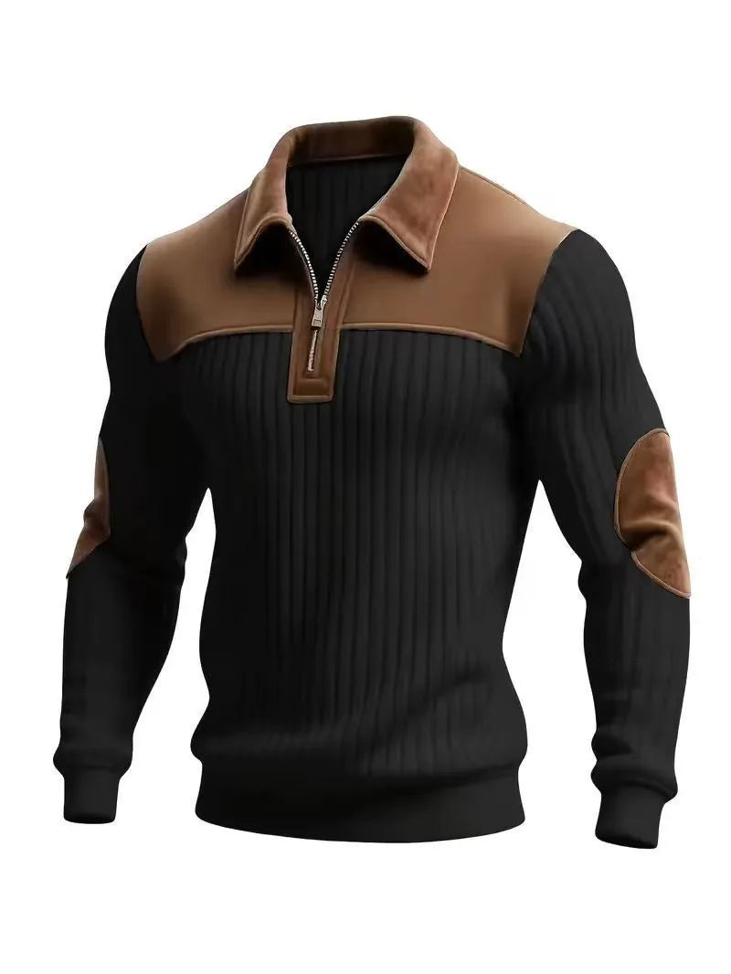 Kellogg | Men's Quarter Zip Pullover - Color:Black;Size:XS