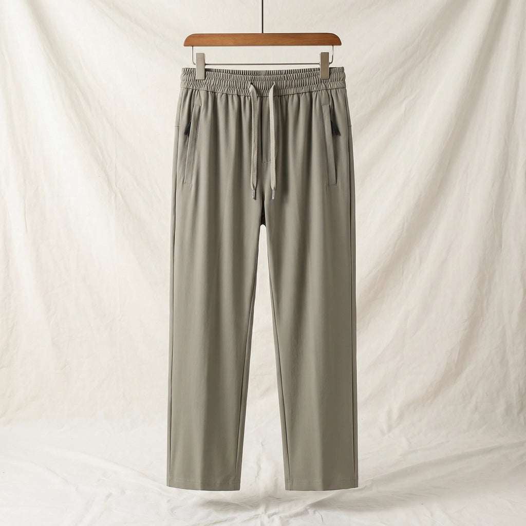Oliver Straight-Leg Quick-Dry Trousers - Color:Khaki;Size:S