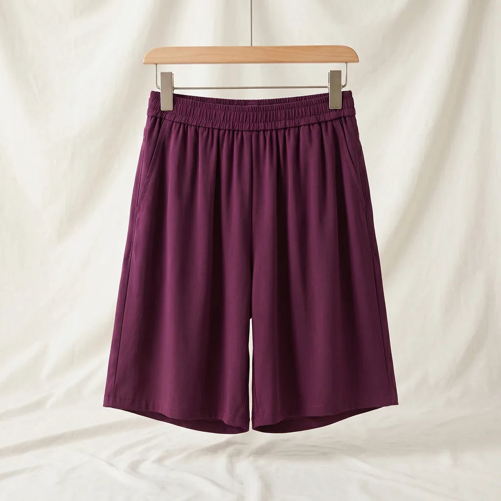 Women's Purple Lowell Cooling Bermuda Shorts