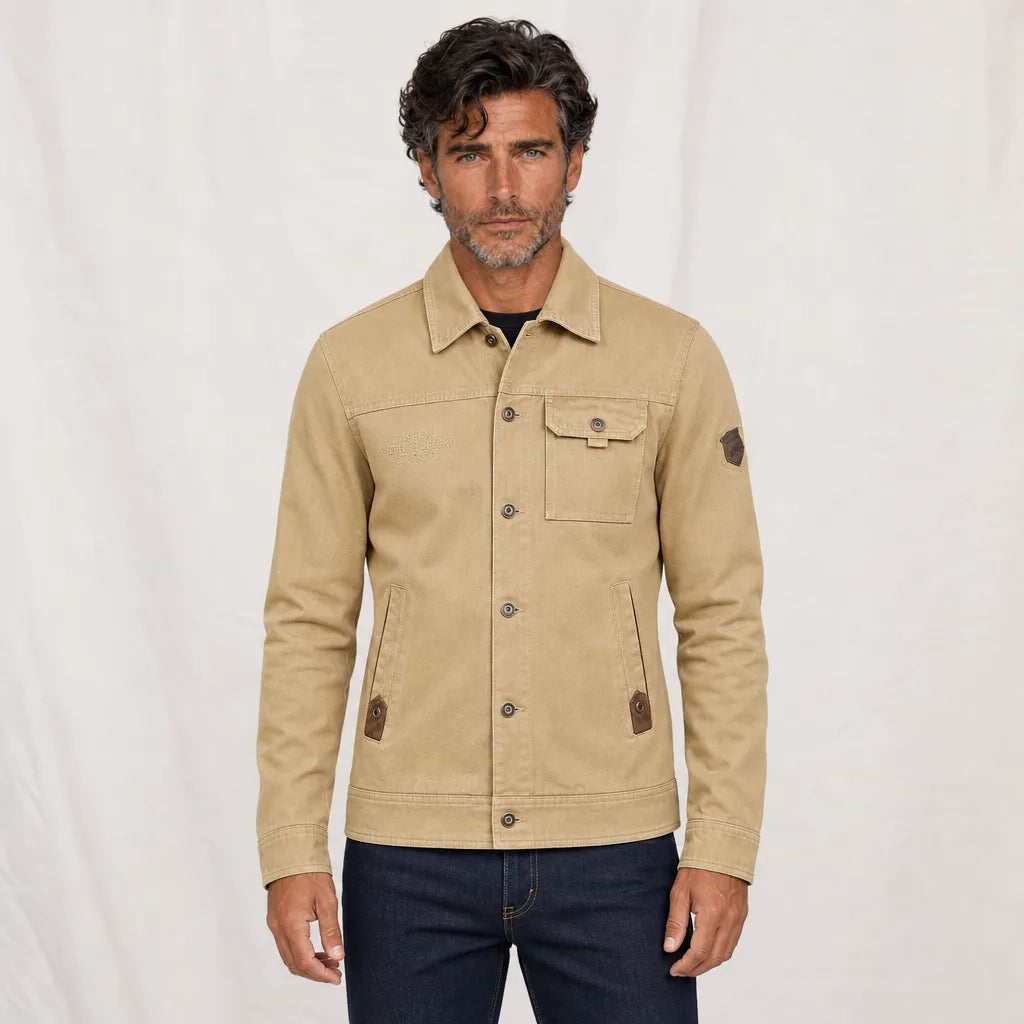 Men's Beige Hearst Multi Pocket Jacket
