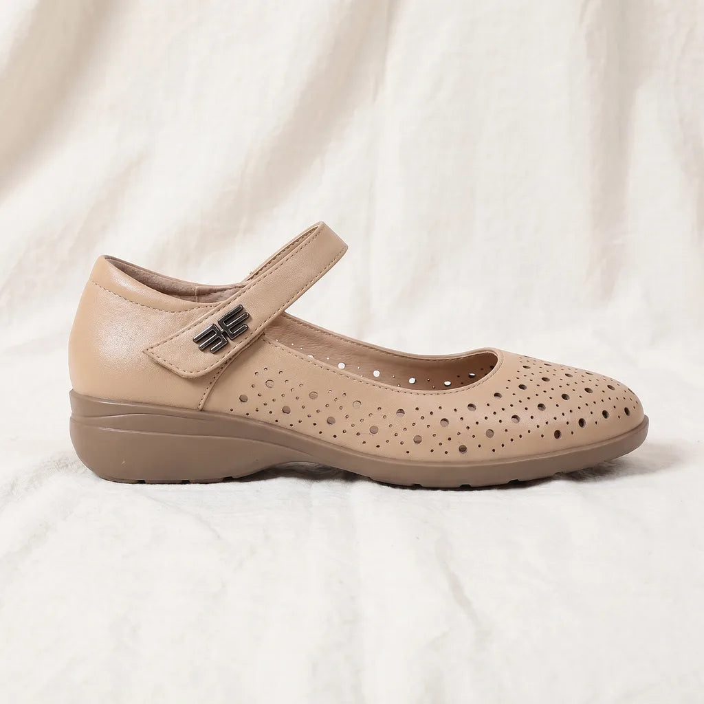 Apricot Redgrave Leather Cut-Out Sandals 2