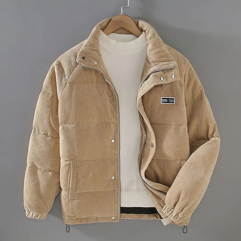 Mathers | Men's Puffer Winter Jacket - Color:Khaki;Size:XS