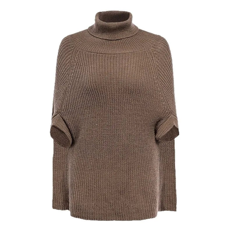 Murray | Women's Turtleneck Jumper - Color:Camel;Size:XS