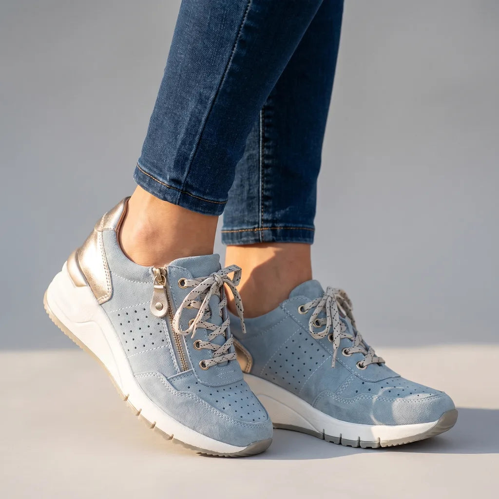 Women's Blue Byron Platform Lace Ups