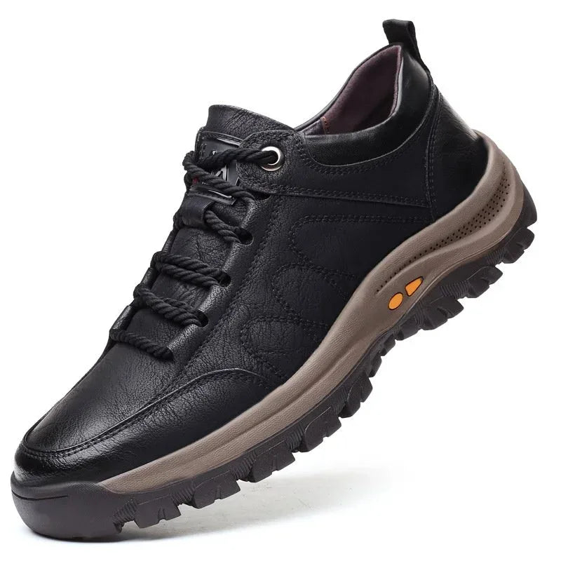 Nola | Men's Orthopaedic Shoes - Color:Black;Size:39