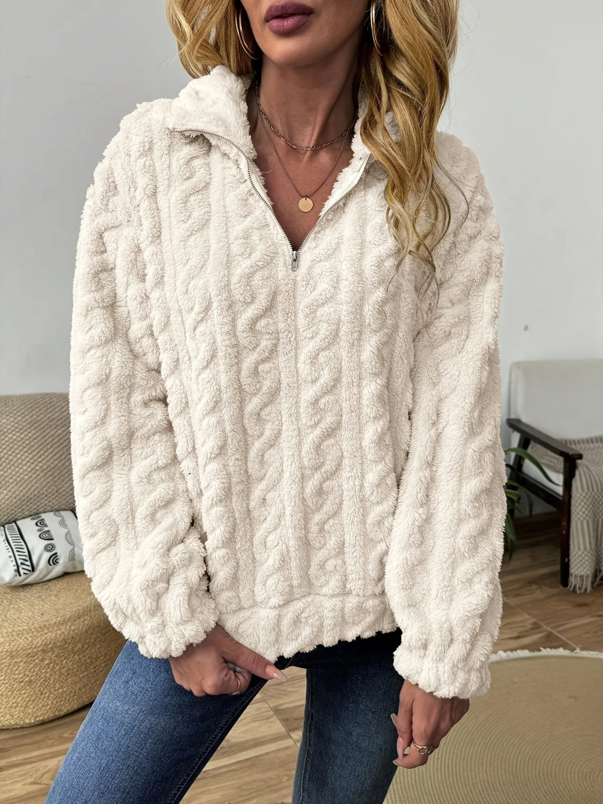Women's Half-Zip Plush Pullover2.jpg
