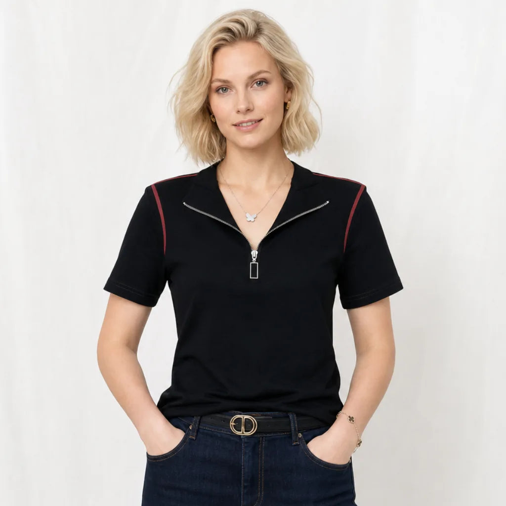 Women's Drake Cotton Polo Top