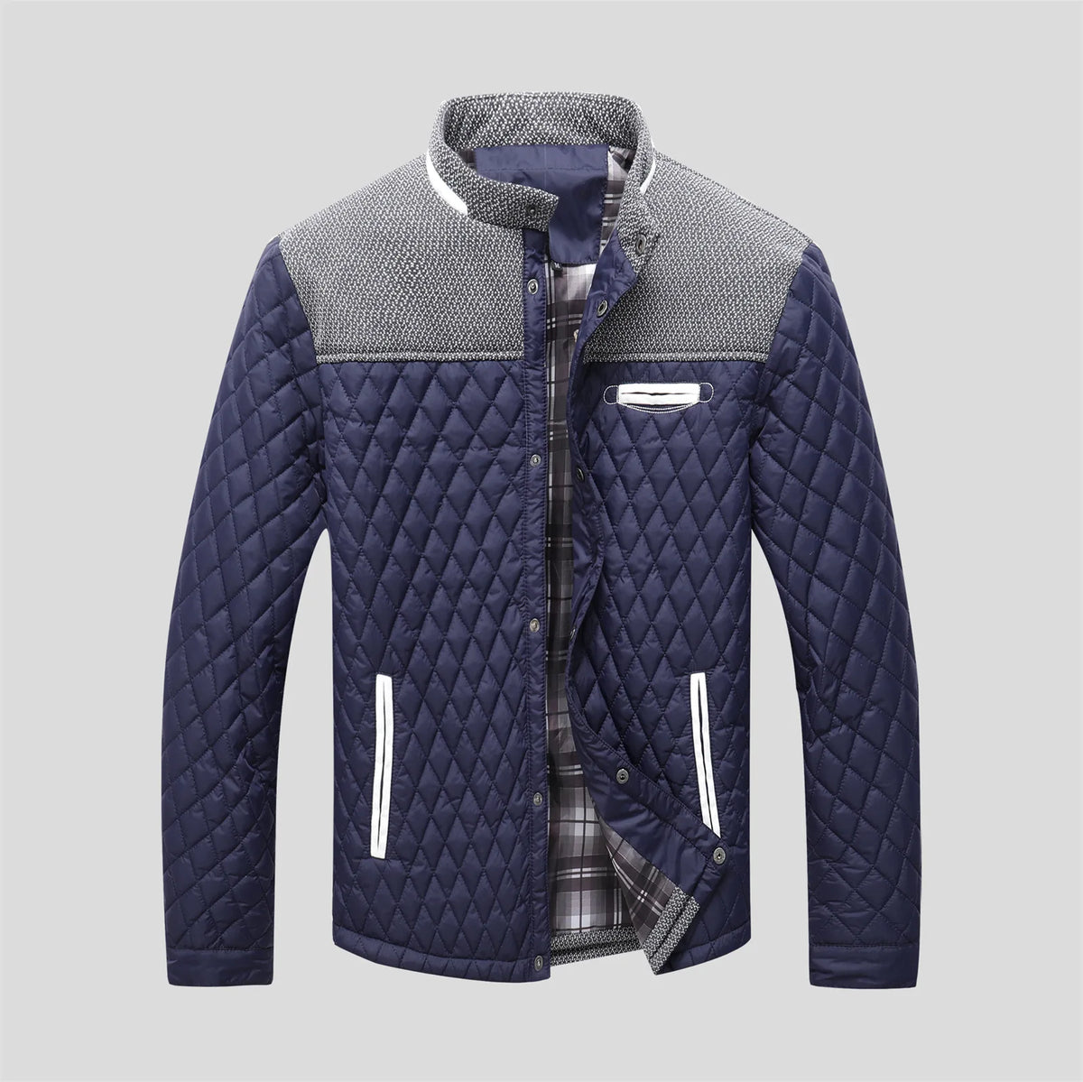 Pierson | Men's Quilted Jacket - Color:Blue;Size:XS