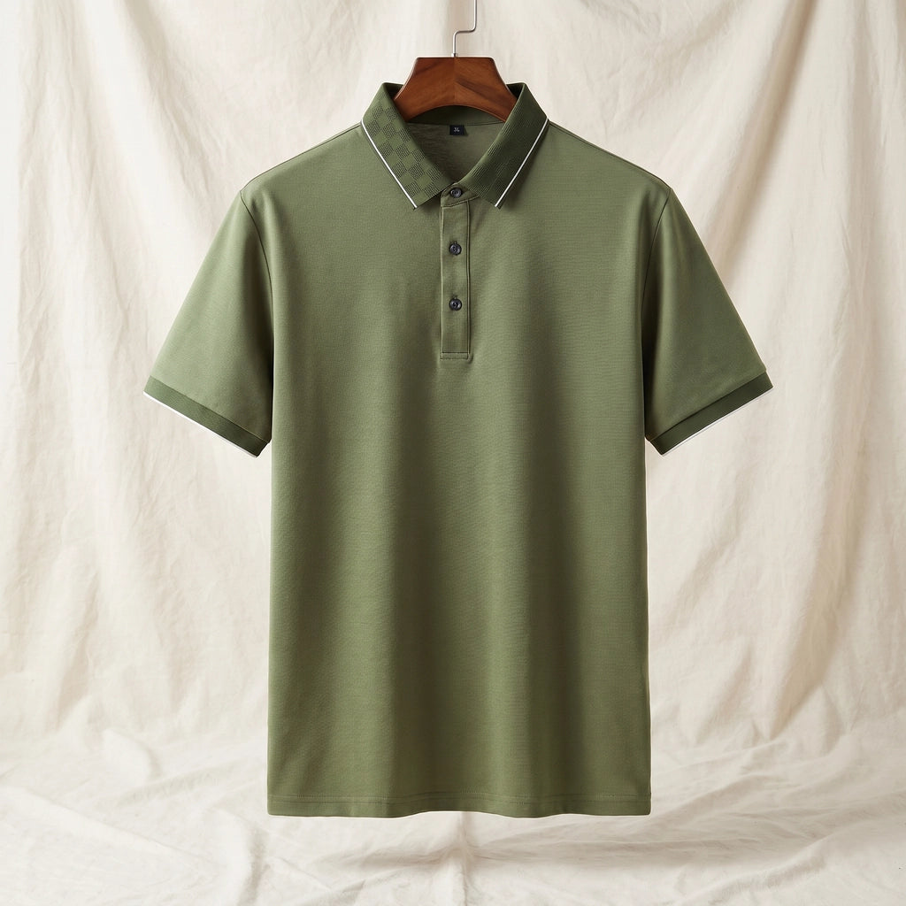 Preston Polo Shirt - Color:Army Green;Size:L