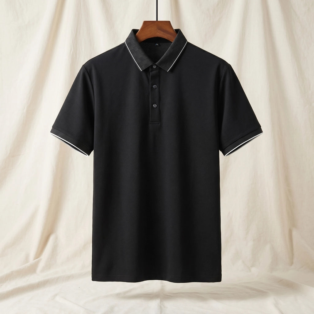 Preston Polo Shirt - Color:Black;Size:L