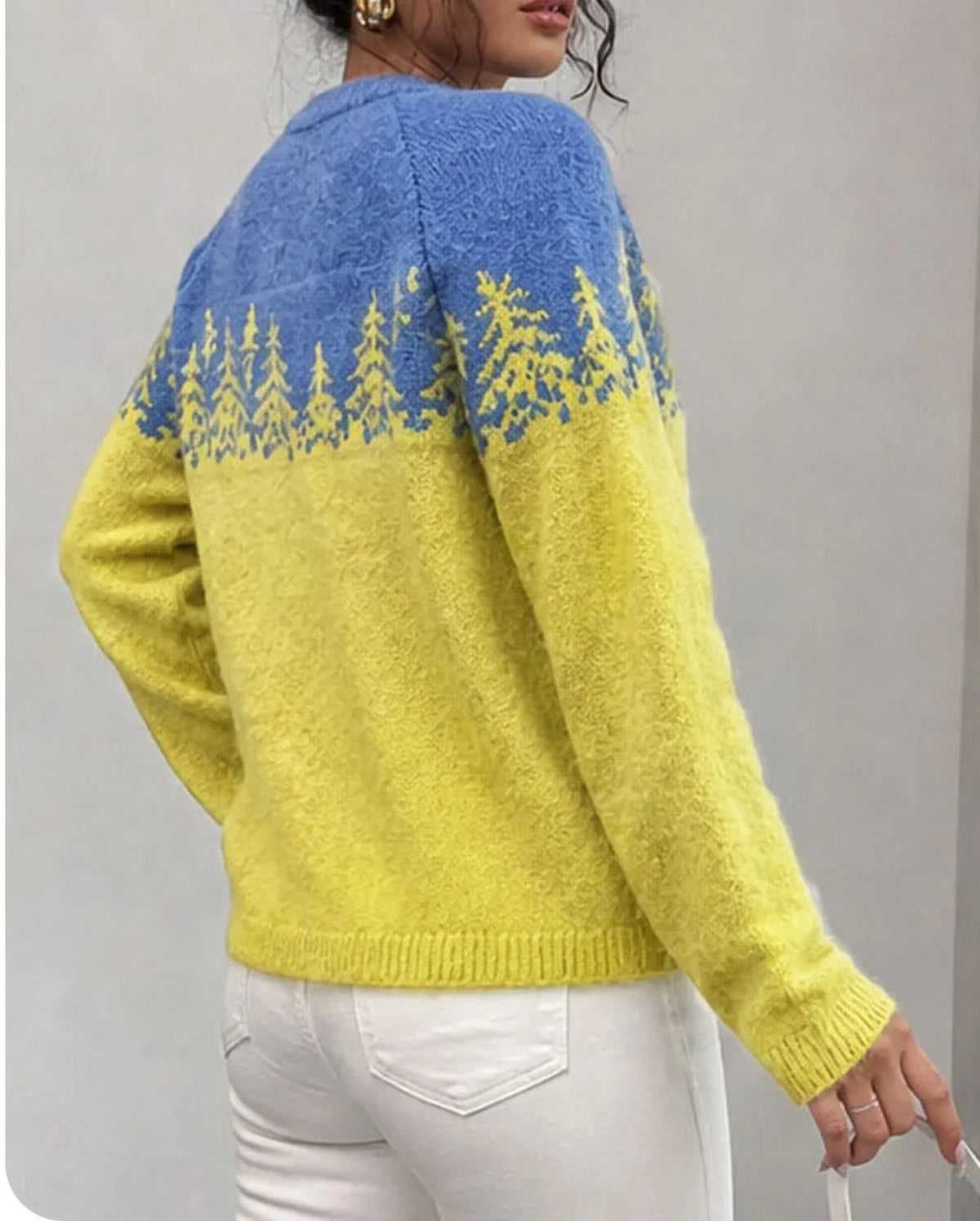 Women's Newman Colorblock Knit Sweater