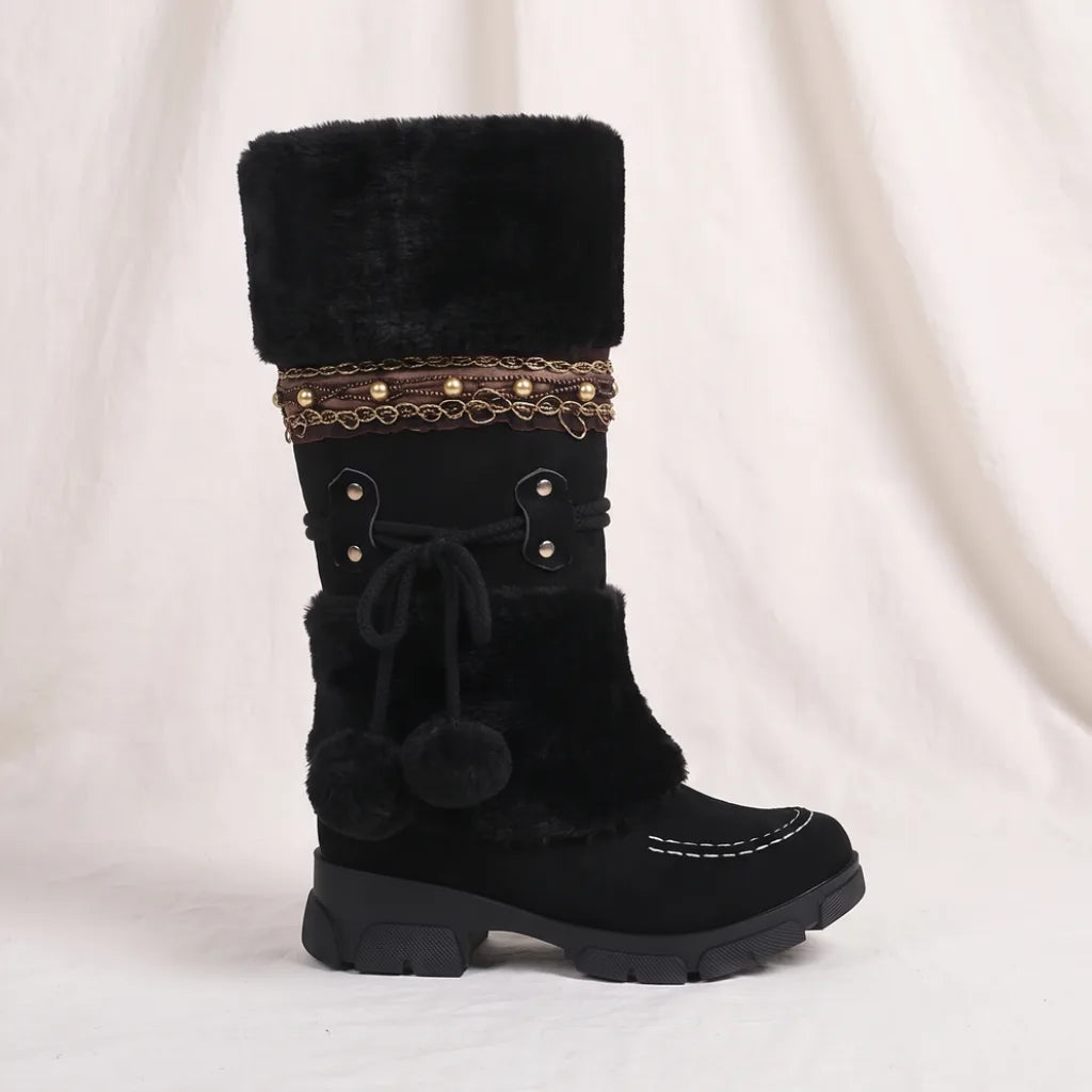 Women's Ivy Pom Pom Tall Boots