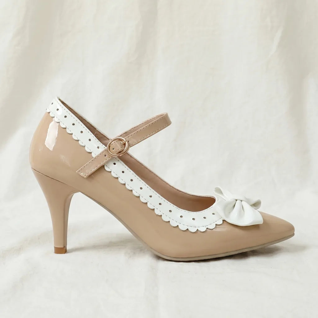 Women's Theodore Bow Strap Pumps