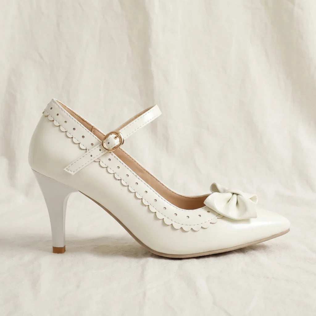 Women's Theodore Bow Strap Pumps