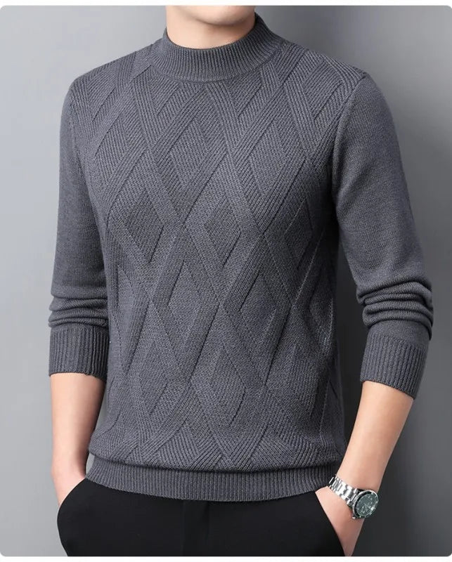Men's Tyrell Thick Crew Neck Sweater