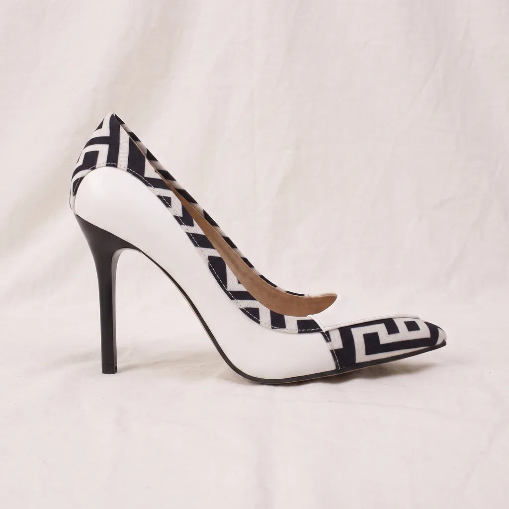 Women's Plaid Wolsey Colorblock Pointed Pumps