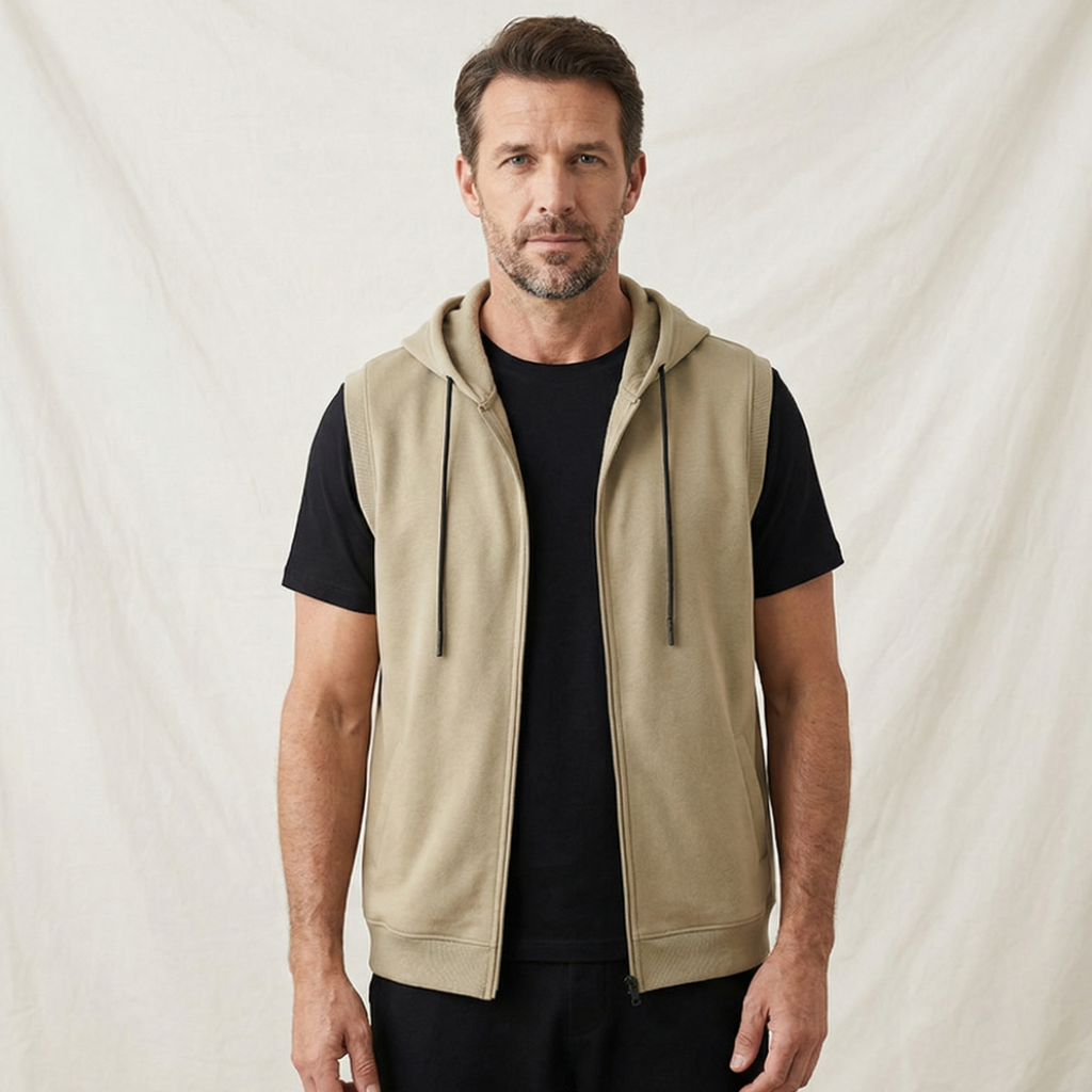 Barrett Cotton Hooded Vest