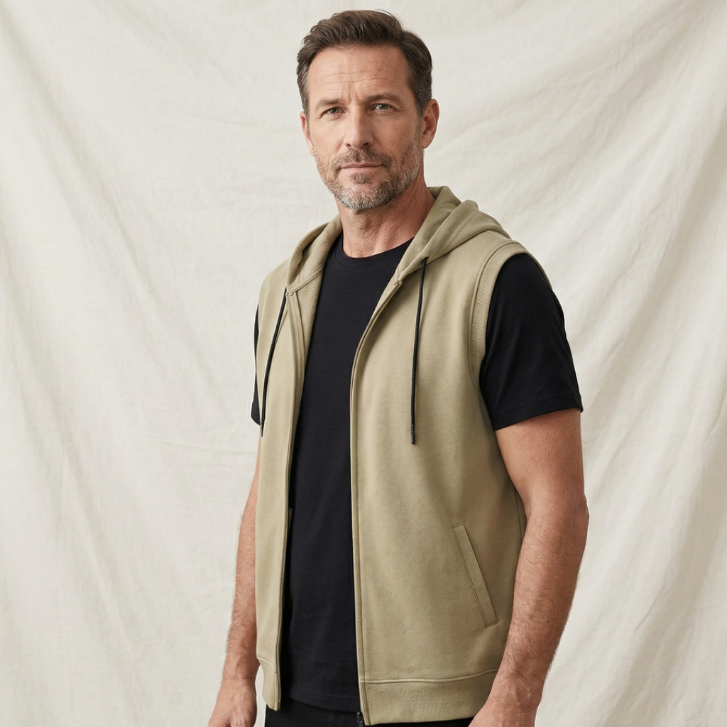 Barrett Cotton Hooded Vest