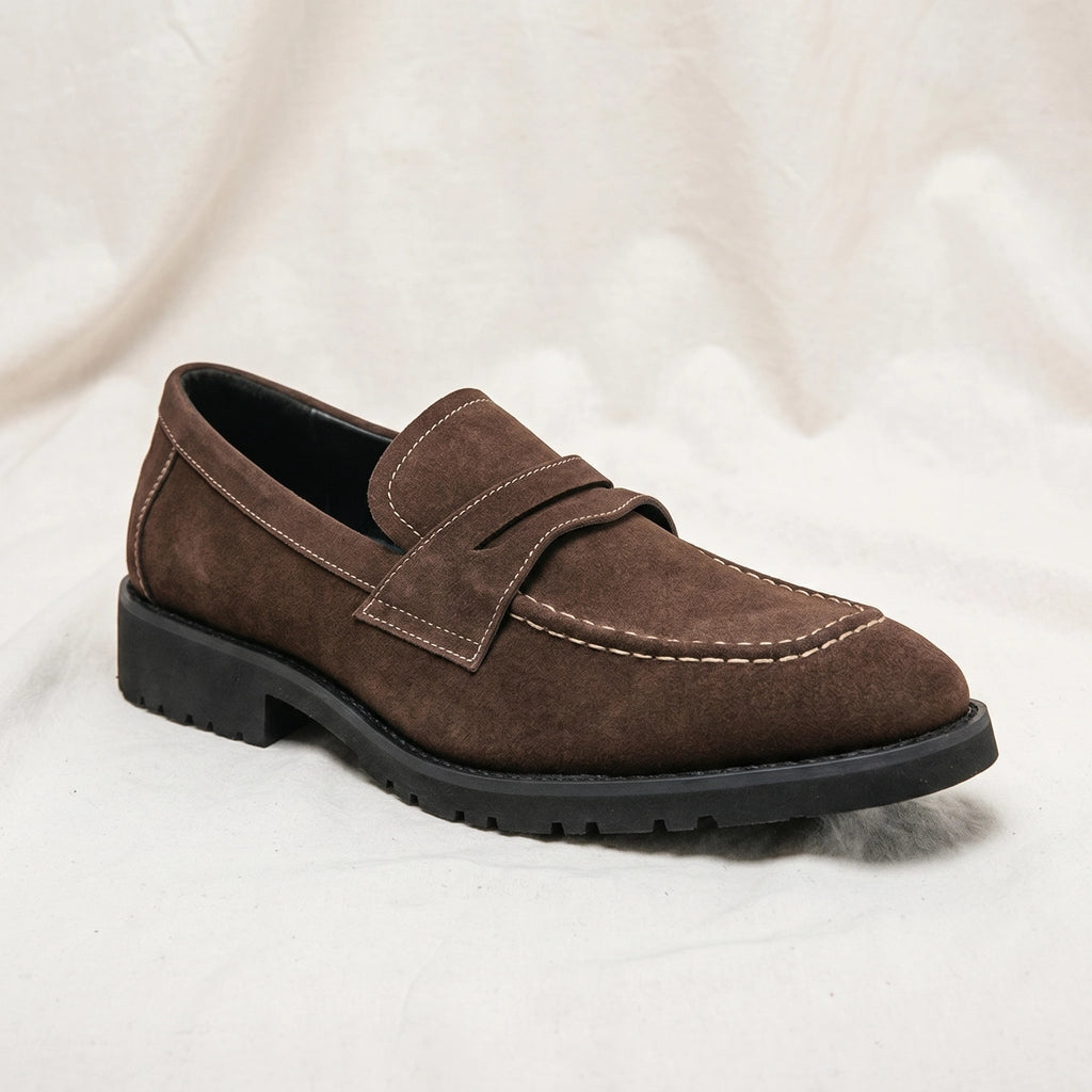 Brown Julian Suede Loafers 3