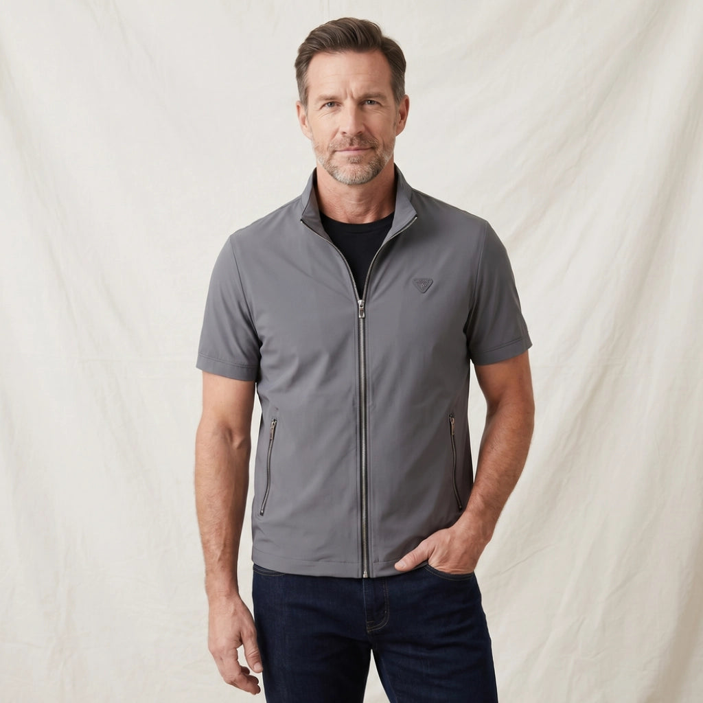 Axel Zip-Up  Collar Polo