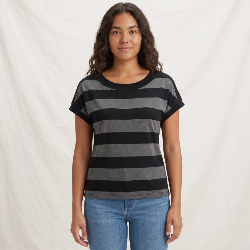 Shields Striped Batwing T-Shirt
