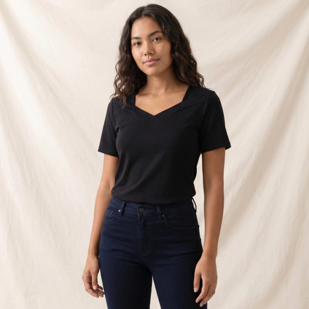 Fletcher V-Neck Short Sleeve T-Shirt