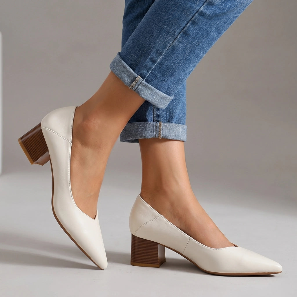 Off-White Cosima Pointed Block Heels 3