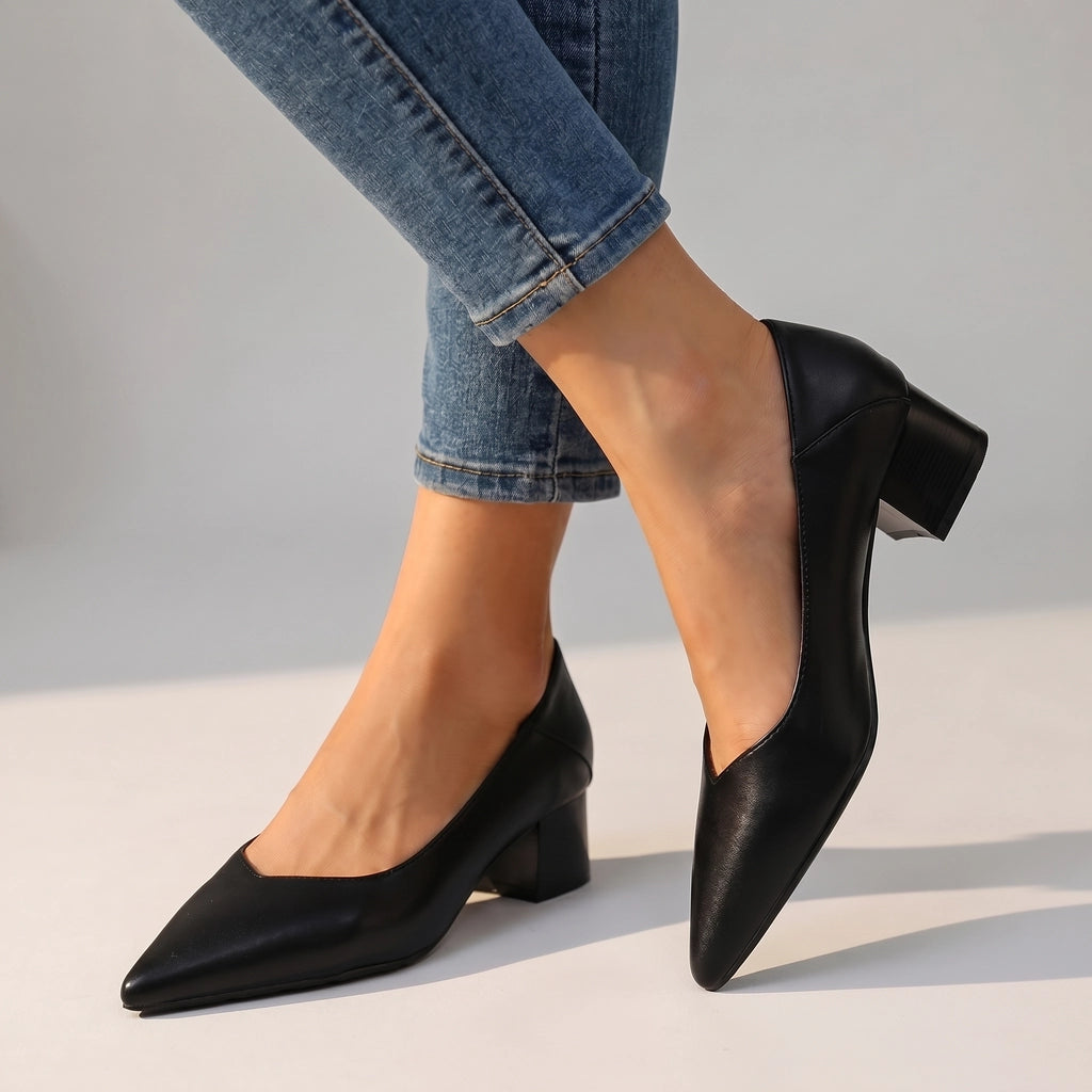 Celeste Low-Block Heels 7
