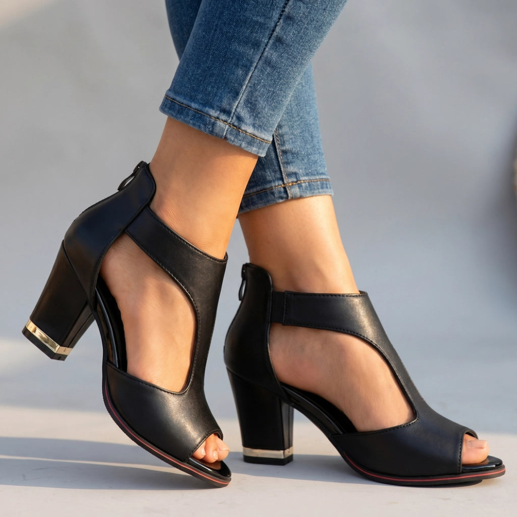 Angelina Open Toe Heels 1