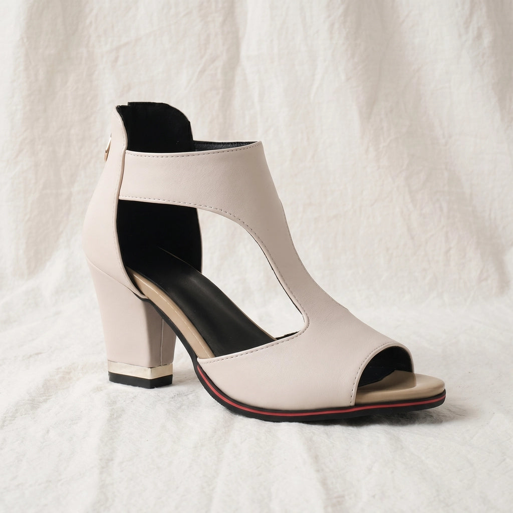 Off-White Saunders Peep-Toe Block Sandals 2