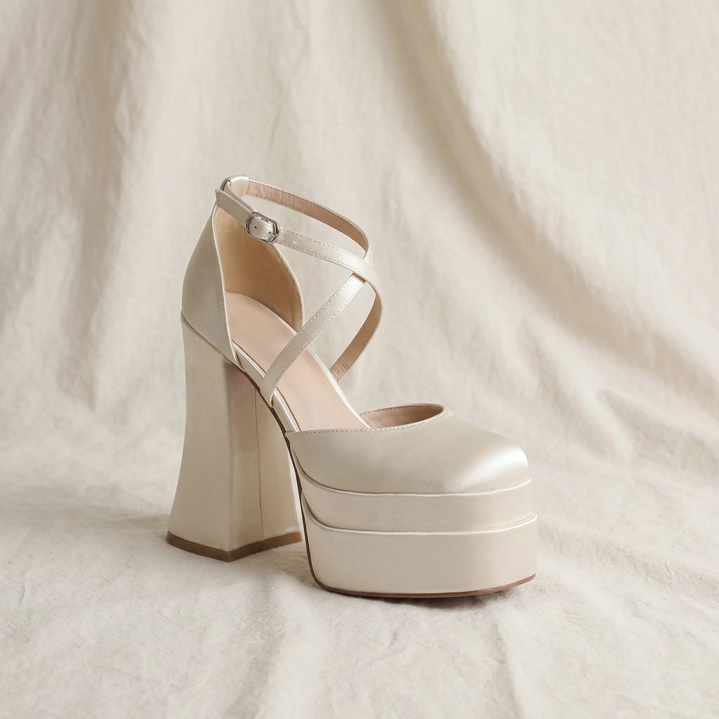 Pinkerton Platform Block Heels