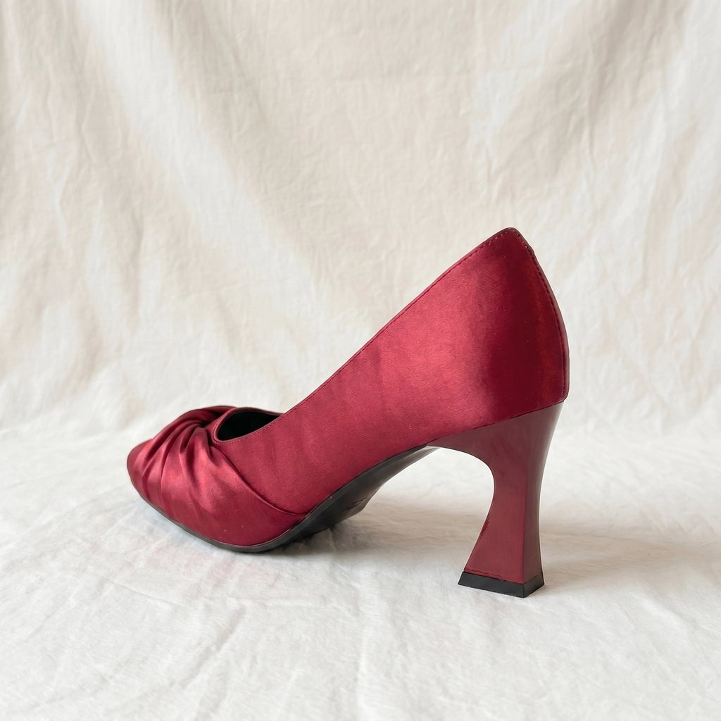 Monroe Square-Toe Block Heels