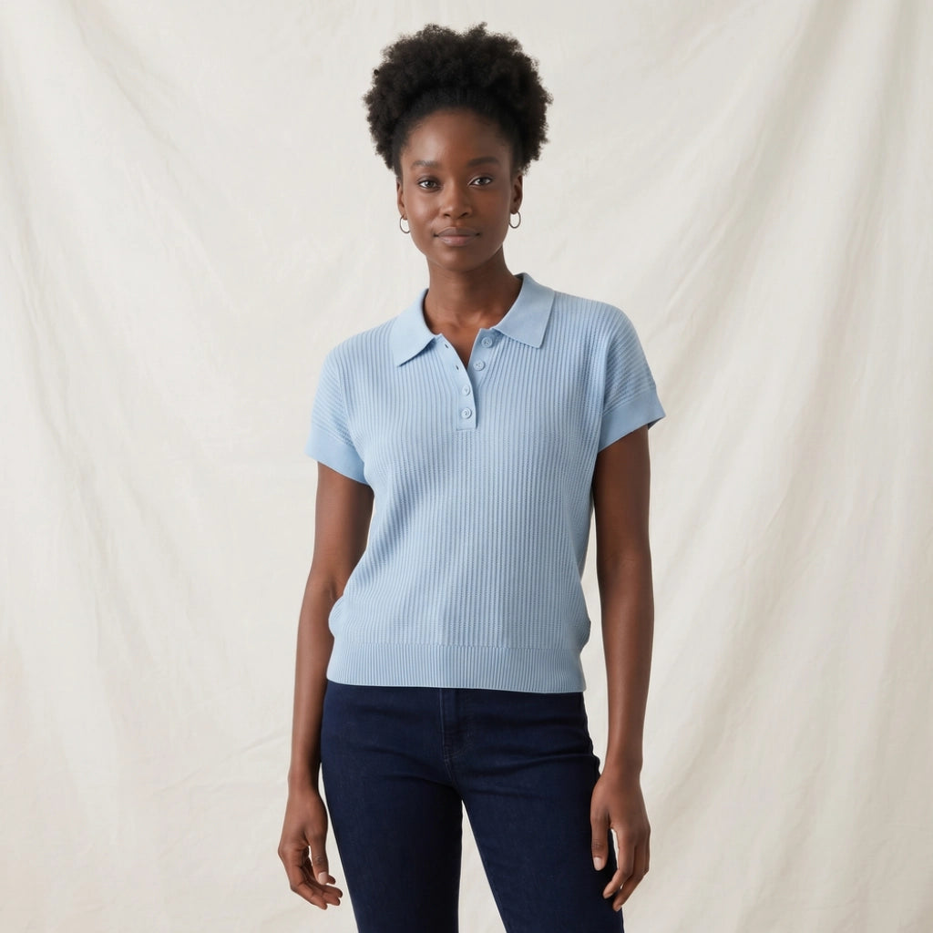 Warren Tencel Knit Polo