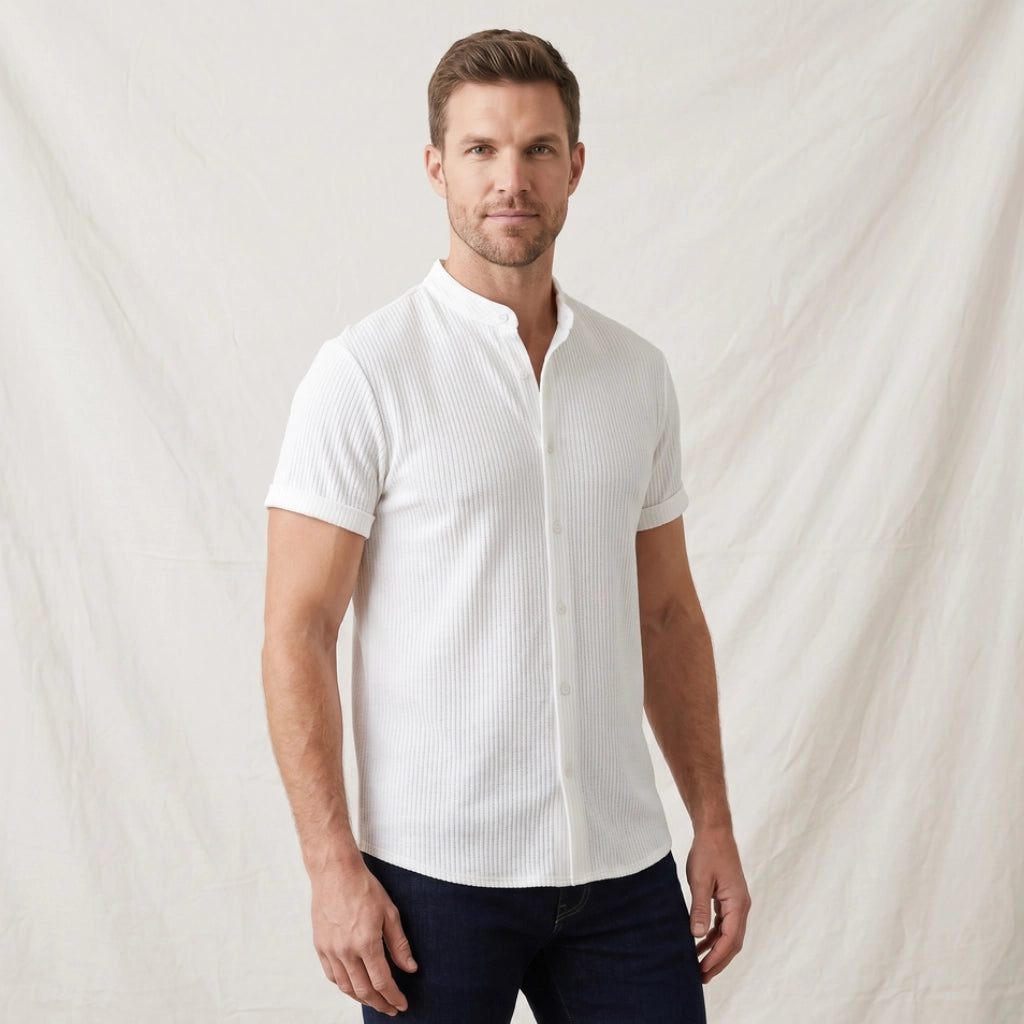 Kilmer Band Collar Shirt