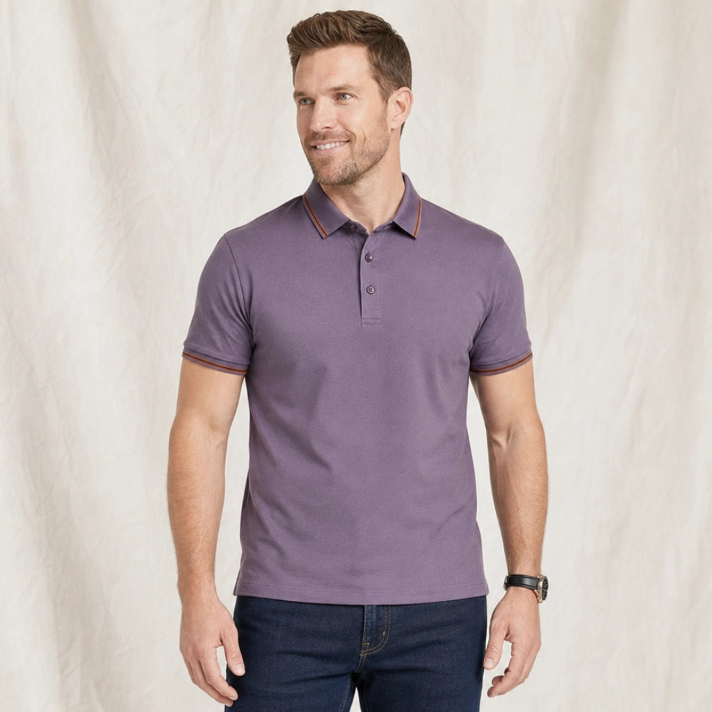 Mason Silk Blend Polo Shirt 1