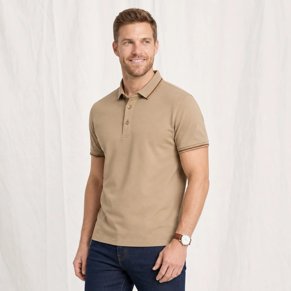 Buchanan Silk Blend Polo Shirt