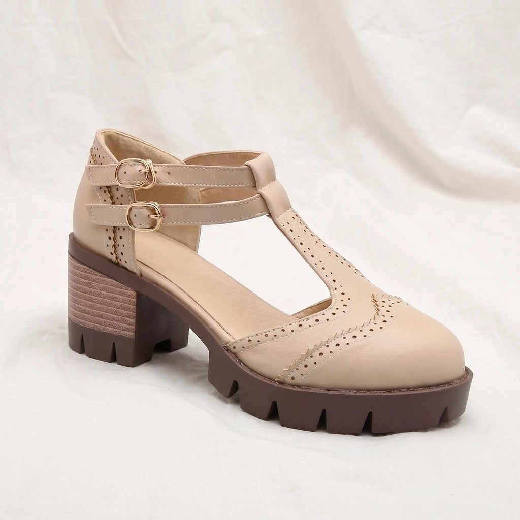 Bellamy T-Strap Block Heels