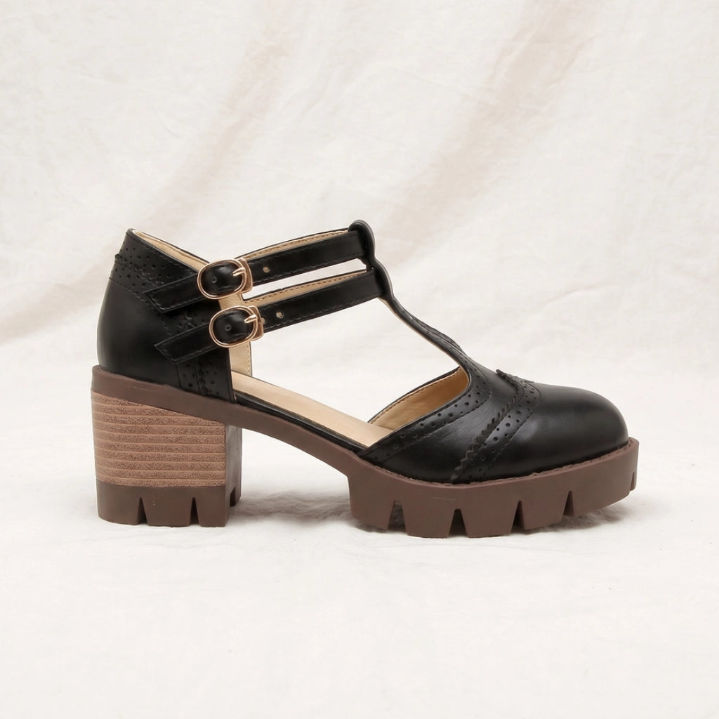 Bellamy T-Strap Block Heels