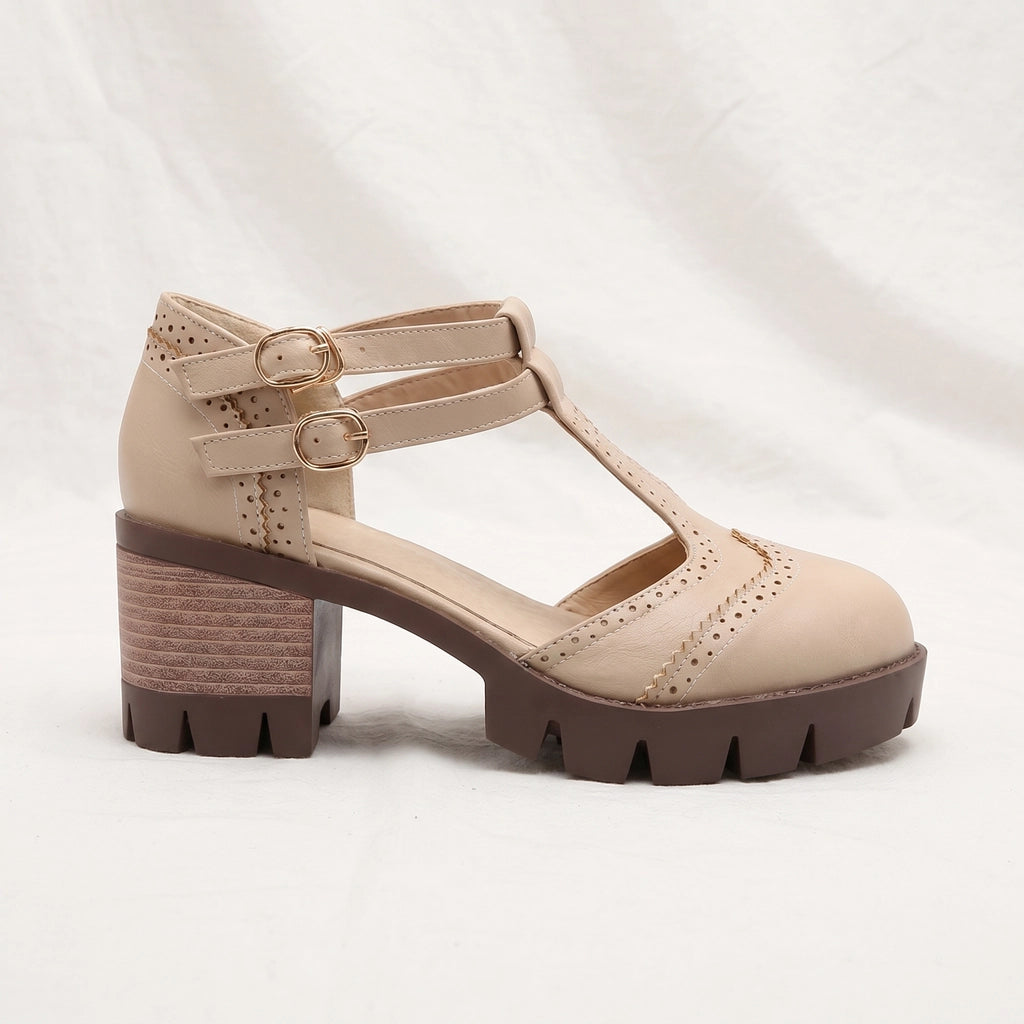 Bellamy T-Strap Block Heels