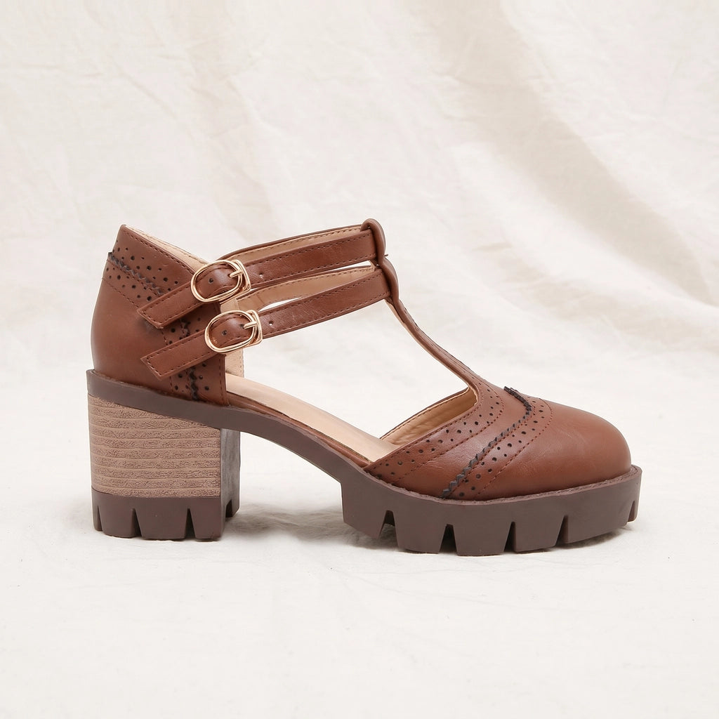 Bellamy T-Strap Block Heels